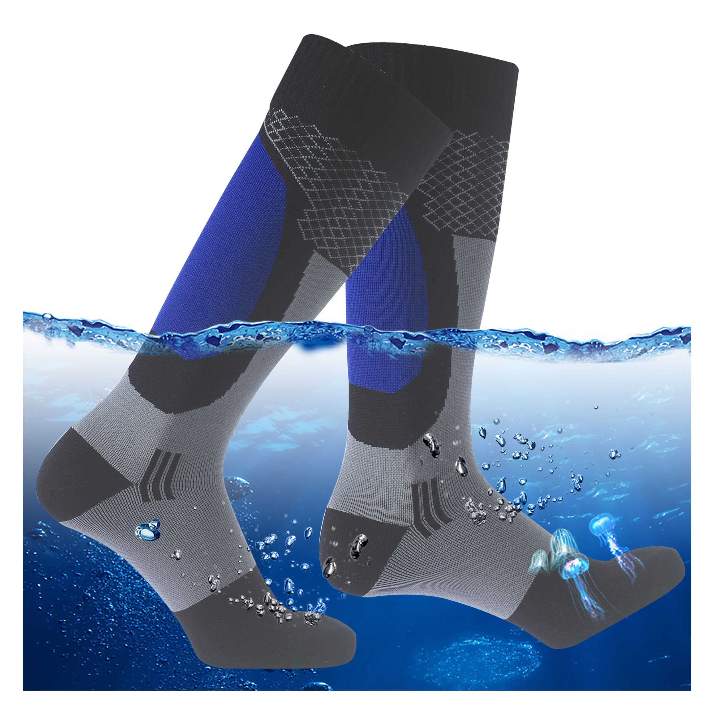 Calcetines de Buceo Knee High KayakingHunting Fishing Socks