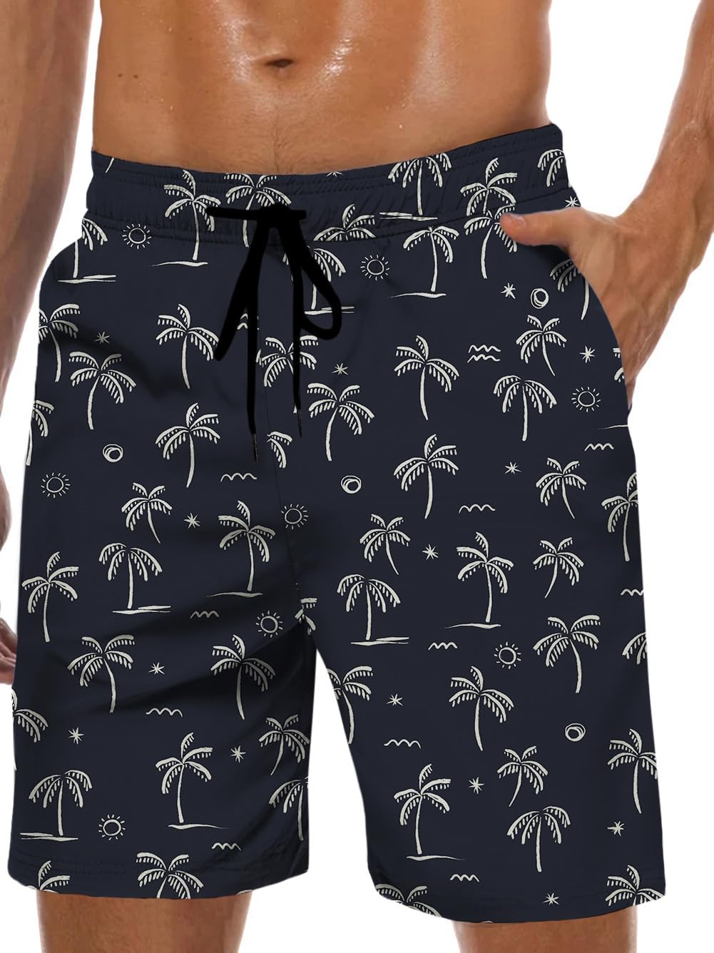 Pantalones de Baño hombre de baño Pantalones cortos de playa