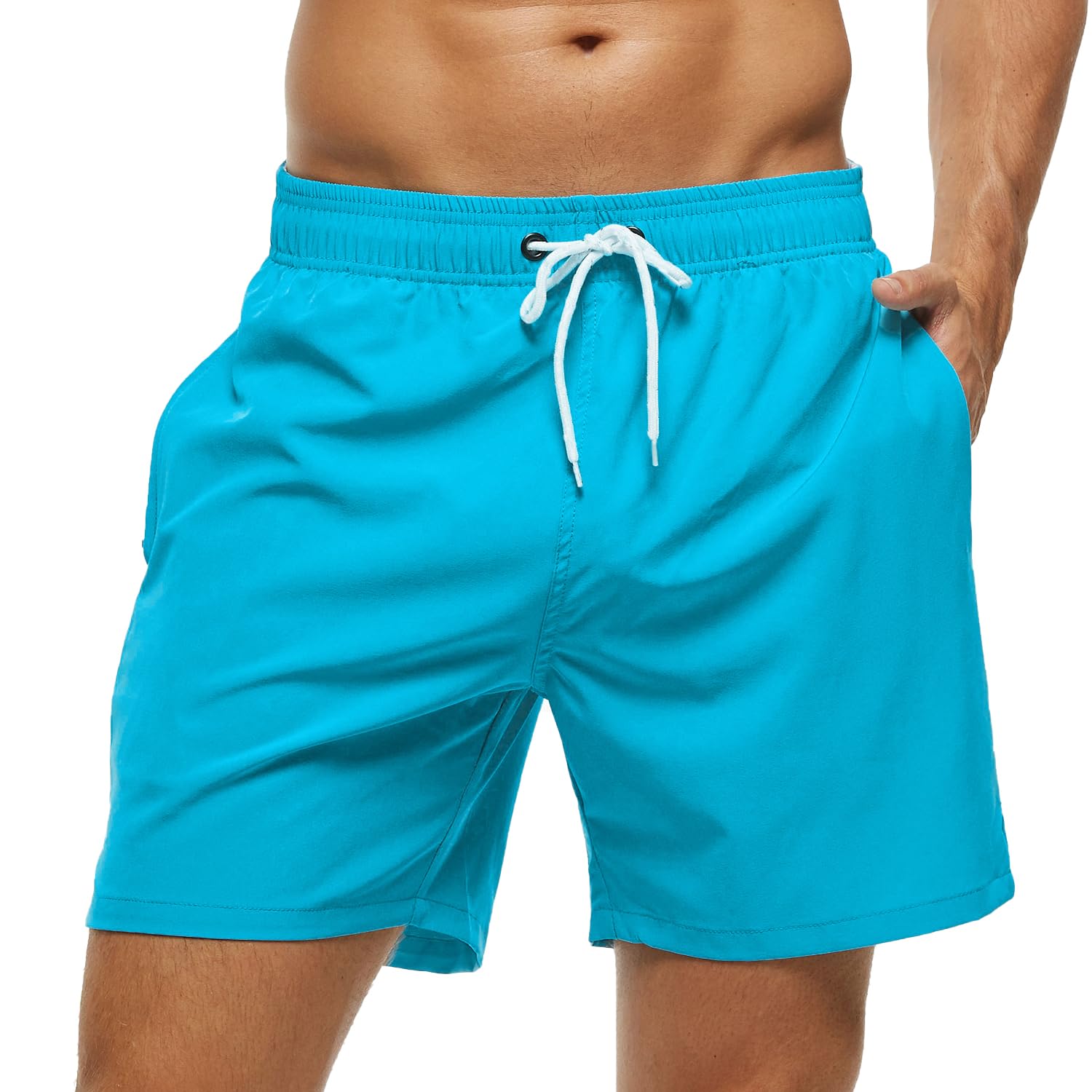 Bañador Hombre Quick Dry Shorts de playa con bolsillos